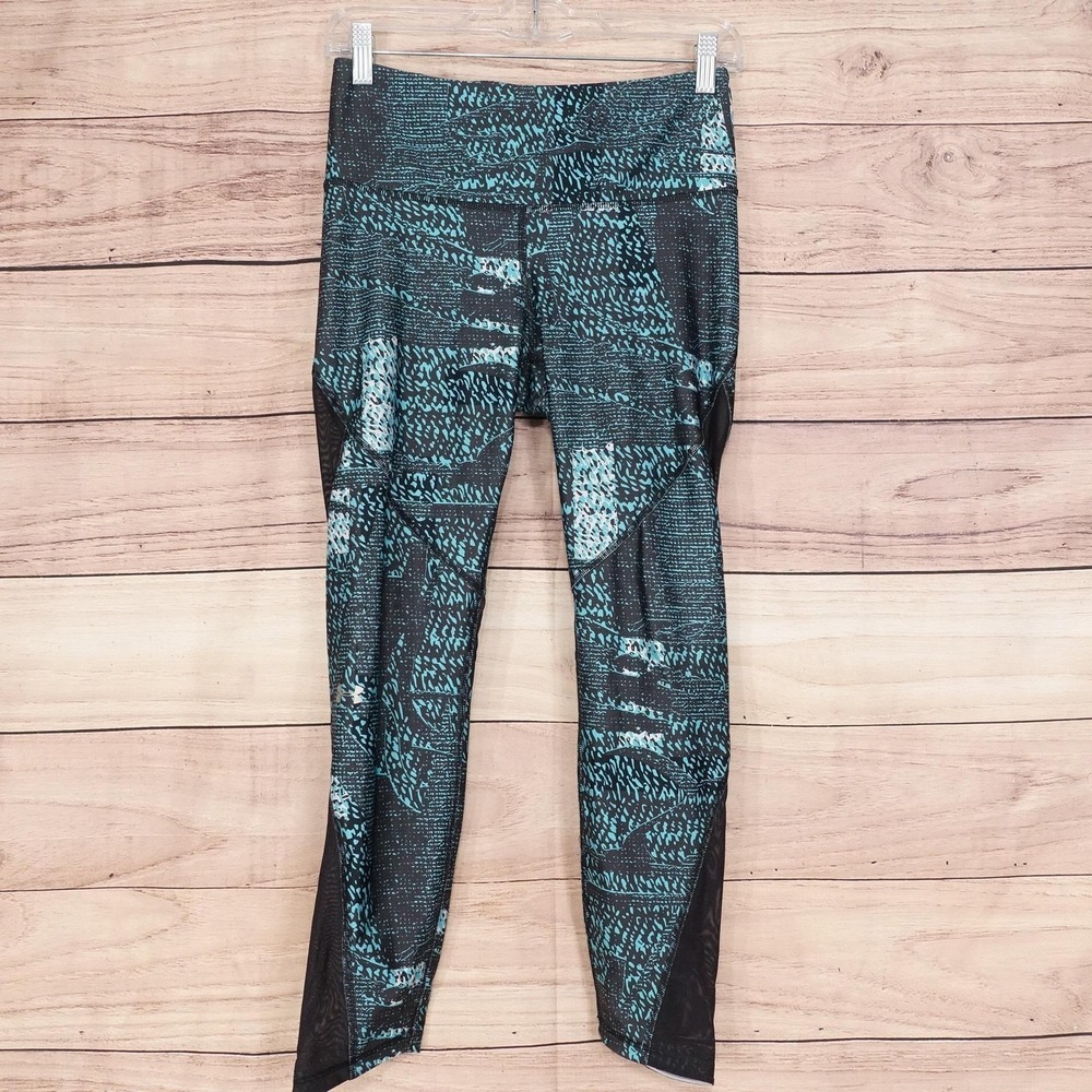 Under Armour Leggings Womens M Black HeatGear Compression Ankle Yoga Running